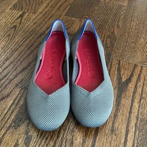 Rothy’s gray flats. Gently used.